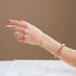 Granatapfel | Silber | Meerjungfrau Glas Statement Armband